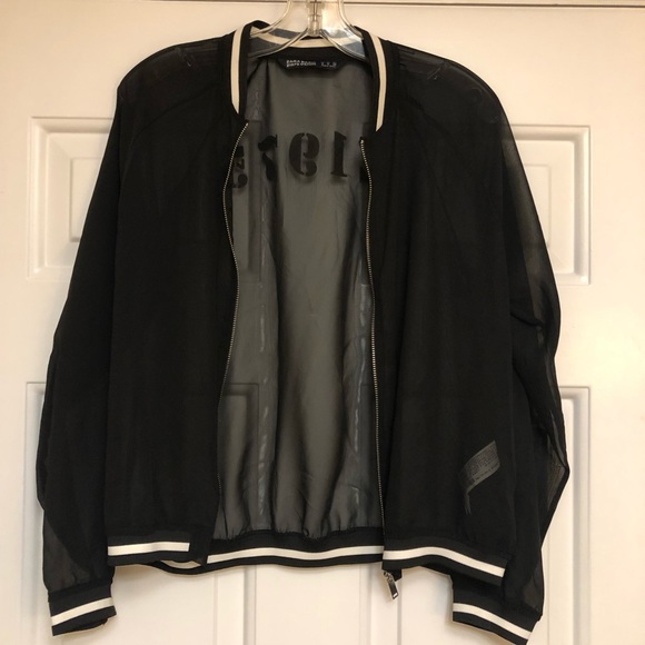 zara mesh jacket